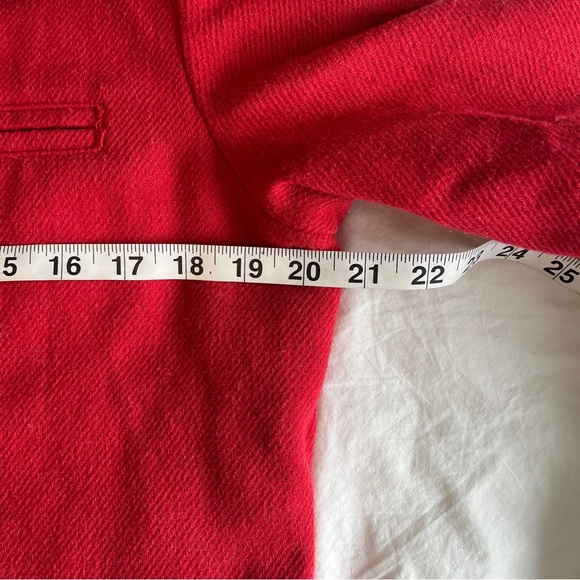 Red Wool Coat - Picture 6 of 7